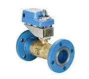 Blue flanged Valve
